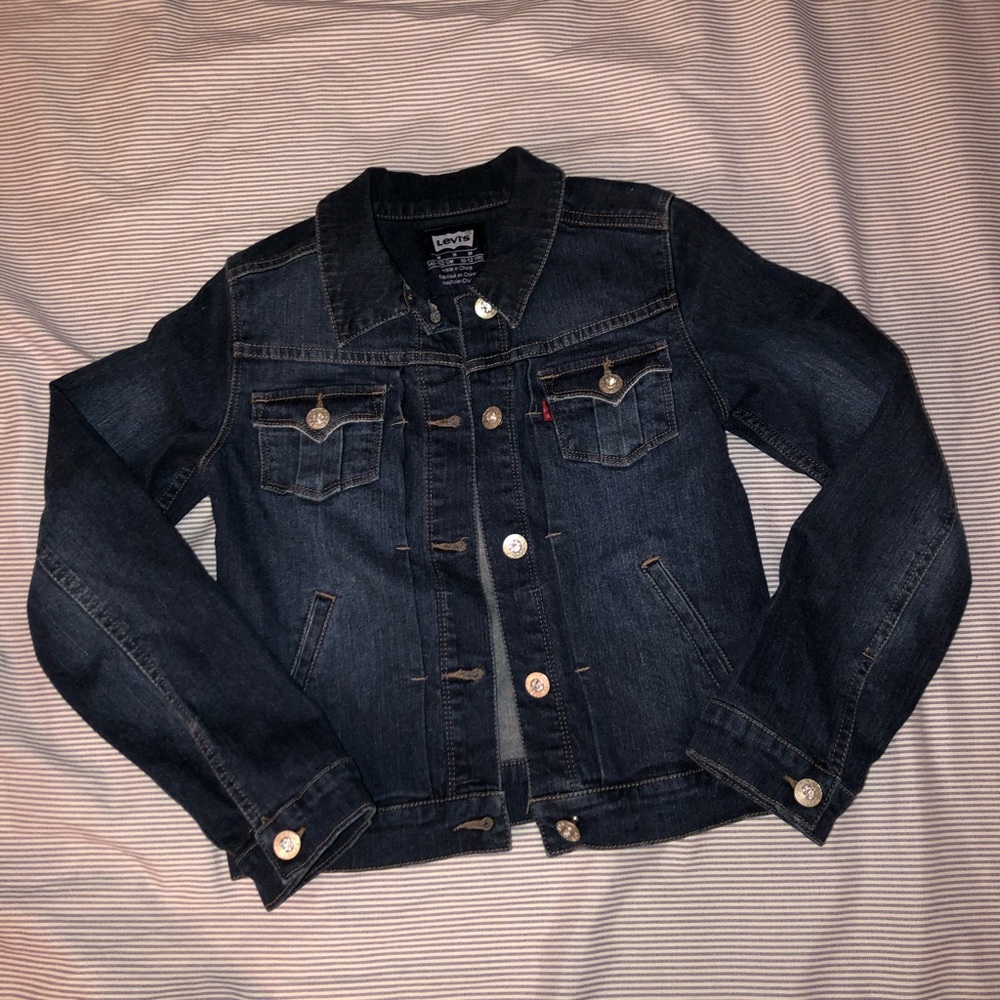 Levi Girls Rhinestone Jean Jacket